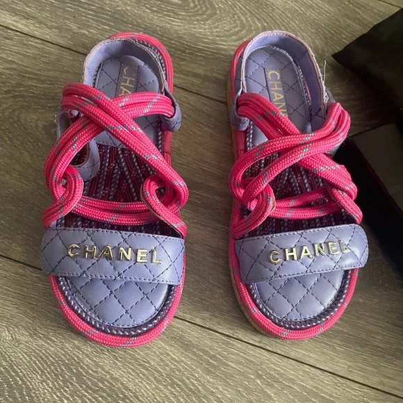 Shoes Chanel Rope Sandals Poshmark - Main Image